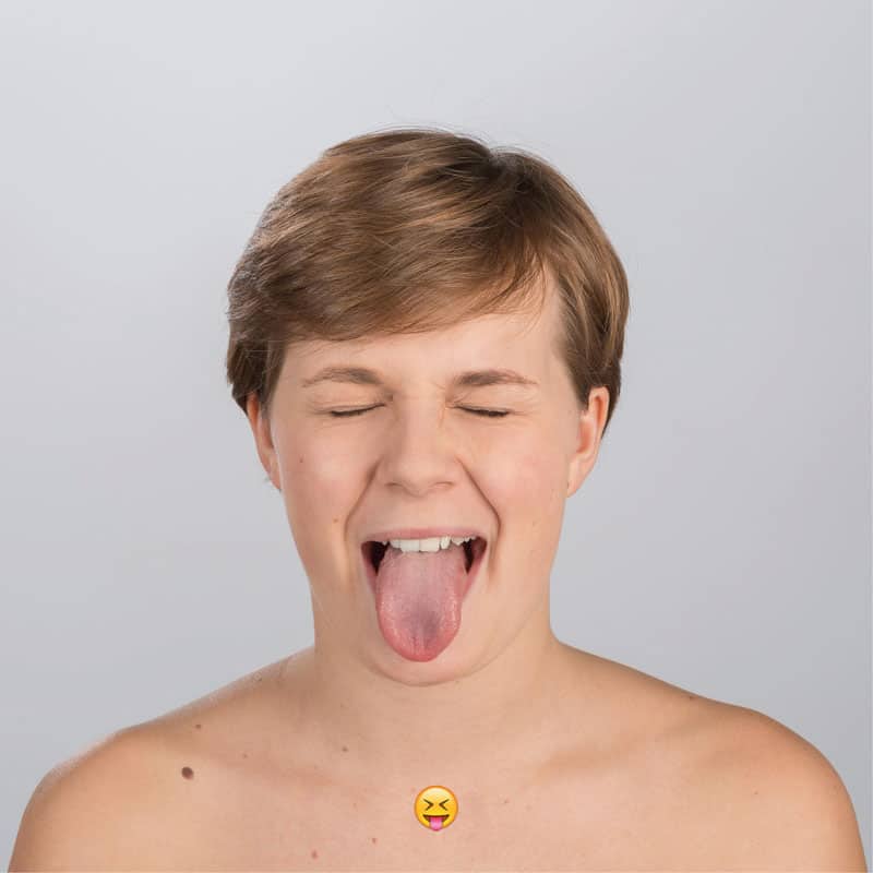 Scherzendes Humoji